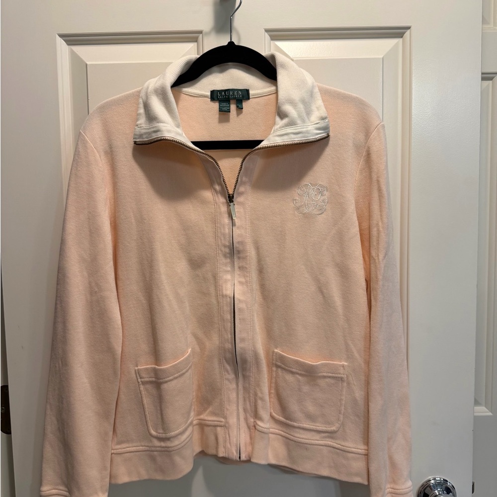 Ralph Lauren Light Pink Jacket with White Collar